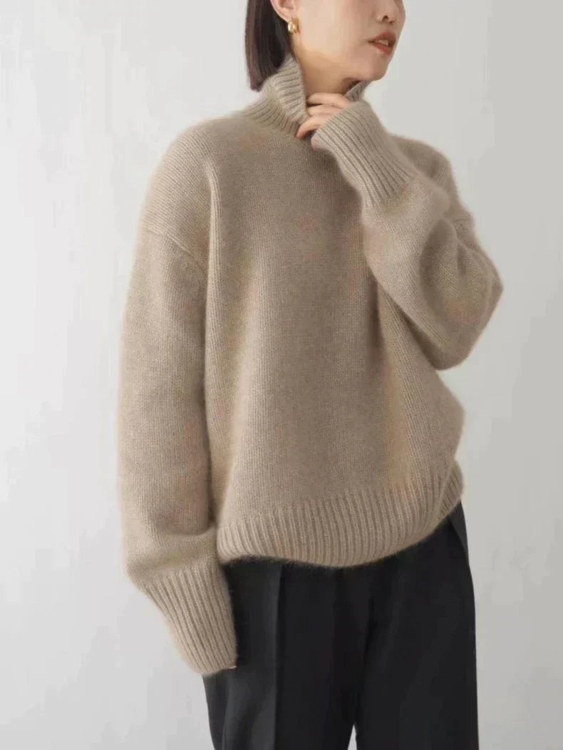Seraphina Cashmere Ladies' Roll Neck Jumper