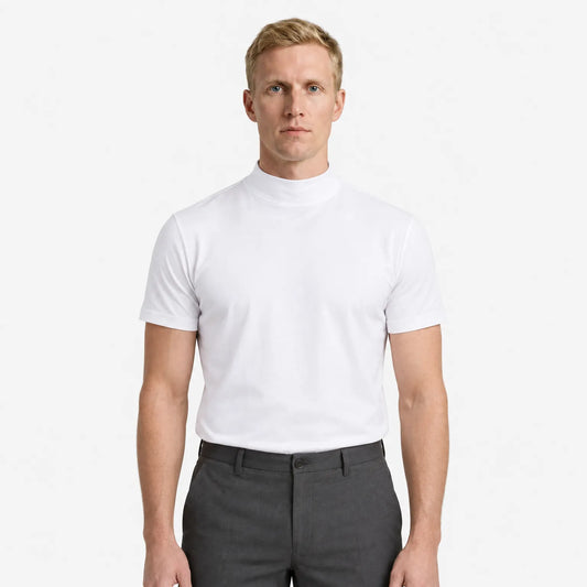 Athletic Shirt with Stand-Up Collar