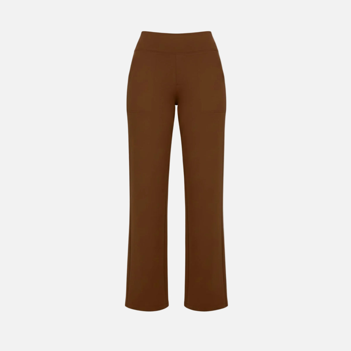 High Waisted Pants Women’s Pull-on Straight Leg