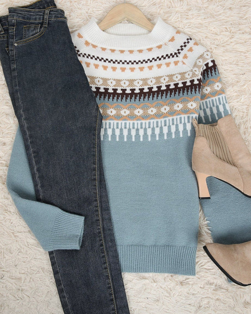 Comfortable Knitted Jumper for Women - CozyKnit
