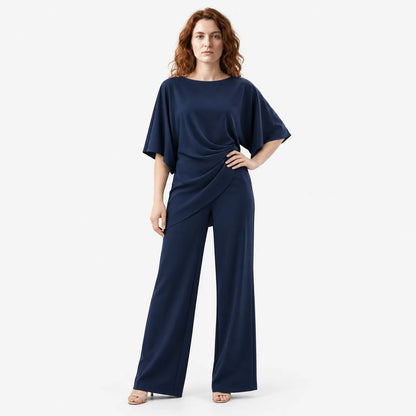 Draped Waist Two Piece Set