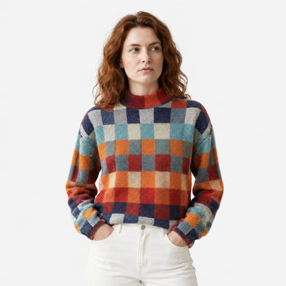 Luxury Cashmere Roll Neck Jumper - Aurora