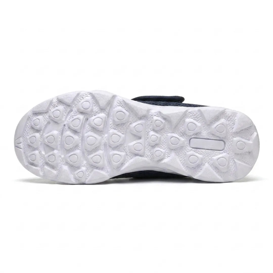 White rubber outsole with a studded grip pattern, seen from underneath 9