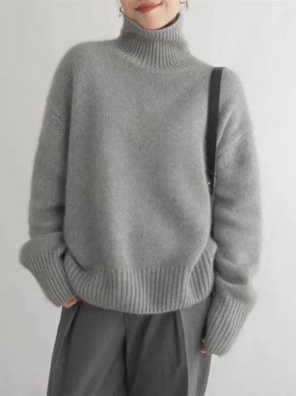 Seraphina Cashmere Ladies' Roll Neck Jumper