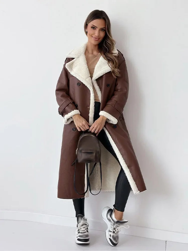 Stylish Long Women's Winter Coat - Seraphina