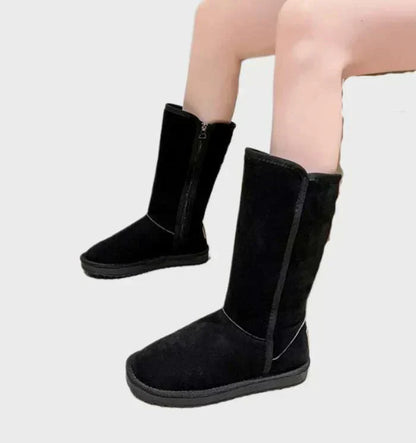 Suede Sheepskin Ladies' Boots - Sofia