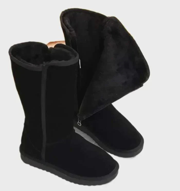 Suede Sheepskin Ladies' Boots - Sofia