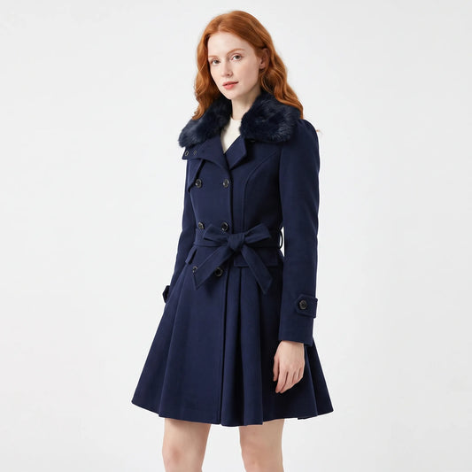 Warm and Long Women's Winter Coat - Vivienne